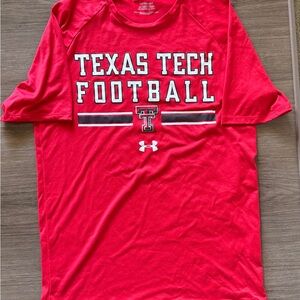 Under Armour Texas Tech Football Red Tee